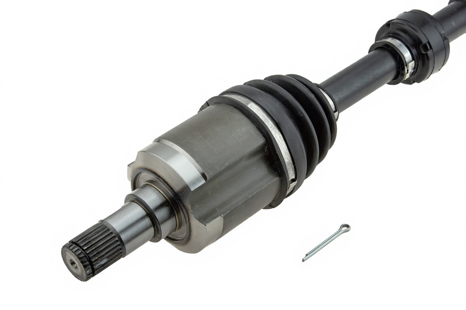 Drivaksel Hyundai Santa FE II venstre foran 668 mm