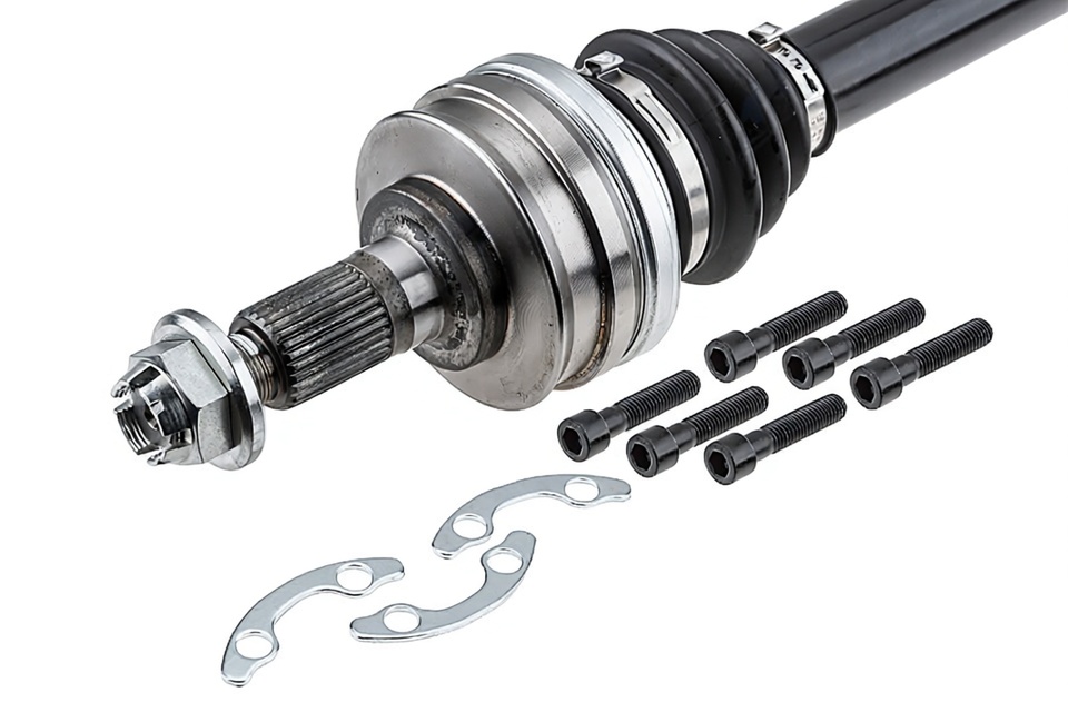 Drivaksel Porsche Boxster 987 venstre bak 530 mm