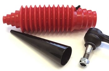 Styrväxeldamask, röd universal i silikon